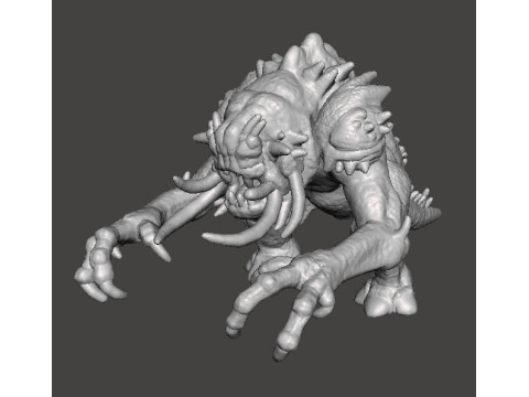 6MM SCALE FELUCIAN BULL RANCOR MINIATURE MODEL FOR SCIFI OR FANTASY GAMES EPIC 3D Принт Модель