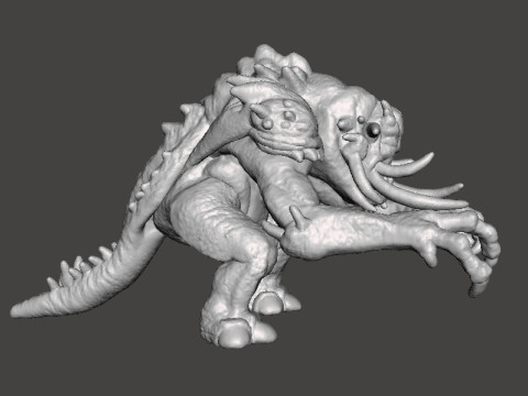 6MM SCALE FELUCIAN BULL RANCOR MINIATURE MODEL FOR SCIFI OR FANTASY GAMES EPIC 3D Принт Модель