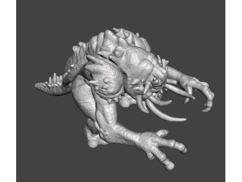 6MM SCALE FELUCIAN BULL RANCOR MINIATURE MODEL FOR SCIFI OR FANTASY GAMES EPIC 3D Print Model