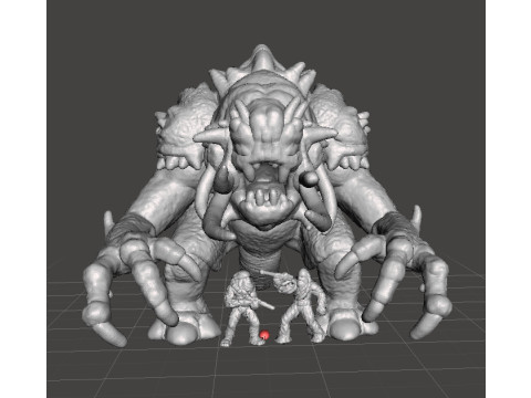 6MM SCALE FELUCIAN BULL RANCOR MINIATURE MODEL FOR SCIFI OR FANTASY GAMES EPIC 3D Принт Модель