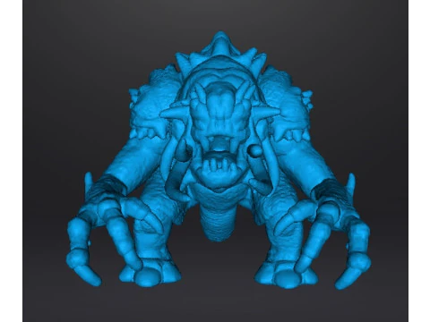 6MM SCALE FELUCIAN BULL RANCOR MINIATURE MODEL FOR SCIFI OR FANTASY GAMES EPIC 3D Print Model