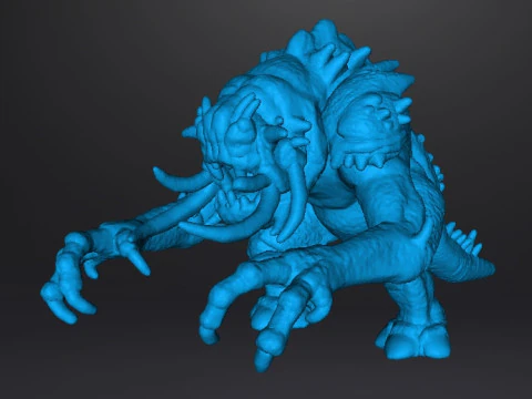 6MM SCALE FELUCIAN BULL RANCOR MINIATURE MODEL FOR SCIFI OR FANTASY GAMES EPIC 3D Print Model