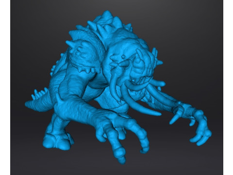 6MM SCALE FELUCIAN BULL RANCOR MINIATURE MODEL FOR SCIFI OR FANTASY GAMES EPIC 3D Принт Модель