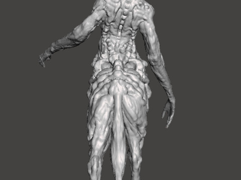 NUCKELAVEE CREATURE MODEL FIGURE FOR HORROR AND FANTASY GAMES RPG DND 3D Print Model