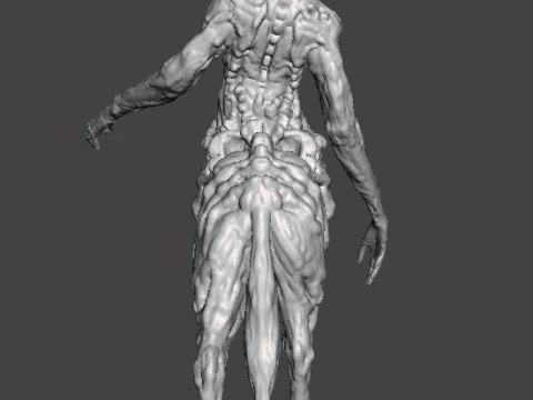NUCKELAVEE CREATURE MODEL FIGURE FOR HORROR AND FANTASY GAMES RPG DND 3D Print Model
