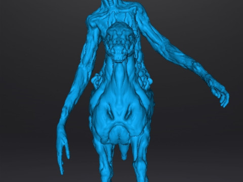 NUCKELAVEE CREATURE MODEL FIGURE FOR HORROR AND FANTASY GAMES RPG DND 3D Print Model