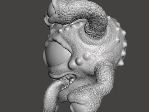 SPETTATORE BEholder MODELLO IN MINIATURA FANTASY O GIOCHI SCIFI RPG DND Modello di stampa 3D