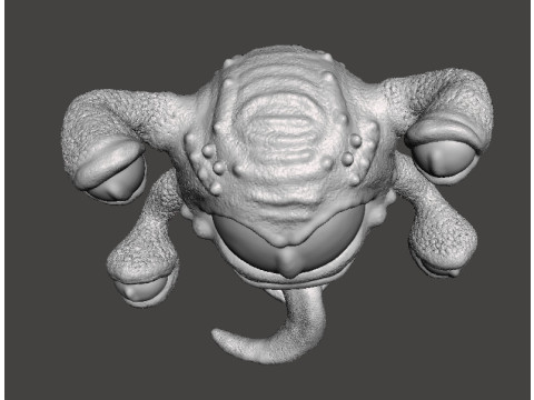 SPECTATOR BEHOLDER MINIATURE MODEL FANTASY OR SCIFI GAMES RPG DND 3D Baskı Modeli