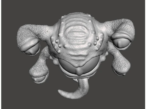 SPETTATORE BEholder MODELLO IN MINIATURA FANTASY O GIOCHI SCIFI RPG DND Modello di stampa 3D