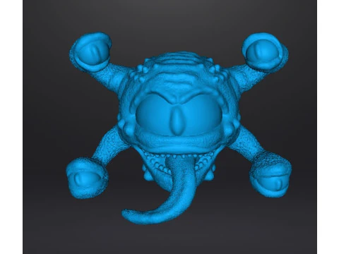 SPETTATORE BEholder MODELLO IN MINIATURA FANTASY O GIOCHI SCIFI RPG DND Modello di stampa 3D