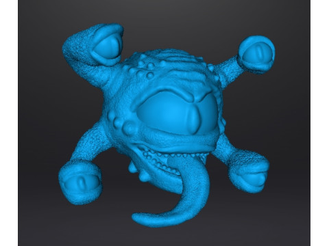 SPECTATOR BEHOLDER MINIATURE MODEL FANTASY OR SCIFI GAMES RPG DND 3D Baskı Modeli