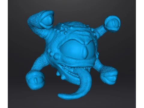 SPETTATORE BEholder MODELLO IN MINIATURA FANTASY O GIOCHI SCIFI RPG DND Modello di stampa 3D