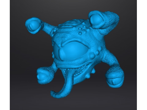 SPECTATOR BEHOLDER MINIATURE MODEL FANTASY OR SCIFI GAMES RPG DND 3D Baskı Modeli