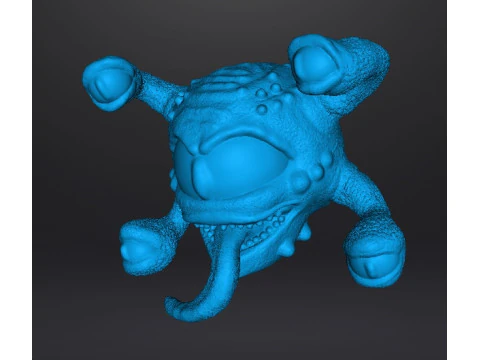 SPETTATORE BEholder MODELLO IN MINIATURA FANTASY O GIOCHI SCIFI RPG DND Modello di stampa 3D