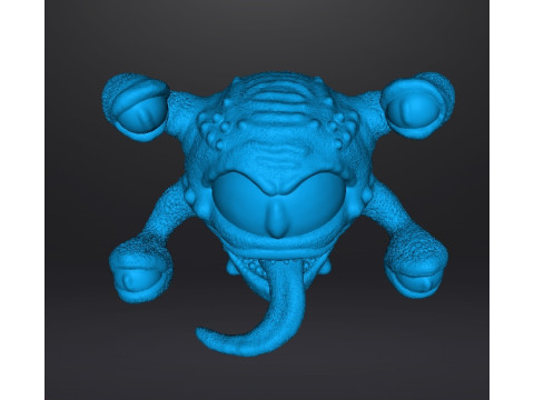 SPECTATOR BEHOLDER MINIATURE MODEL FANTASY OR SCIFI GAMES RPG DND 3D Baskı Modeli