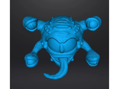 SPETTATORE BEholder MODELLO IN MINIATURA FANTASY O GIOCHI SCIFI RPG DND Modello di stampa 3D