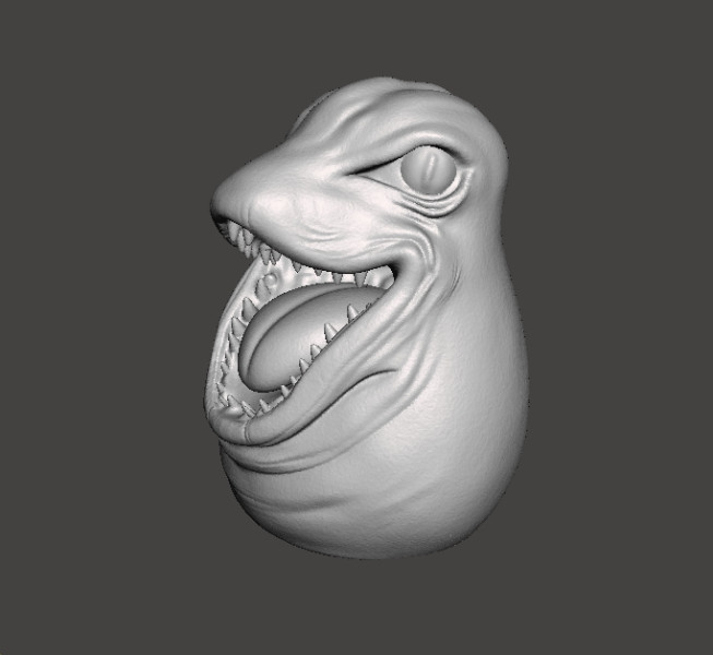 ALTERED BEAST ROUND LEECH MINIATURE MODEL FANTASY OR SCIFI GAMES RPG DND 3D प्रिंट मॉडल .c4d .max .obj .3ds .fbx .stl .blend 