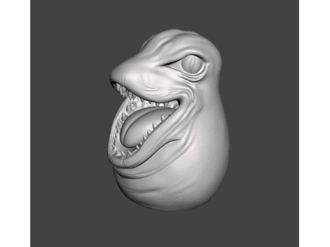 ALTERED BEAST ROUND LEECH MINIATURE MODEL FANTASY OR SCIFI GAMES RPG DND 3D Принт Модель