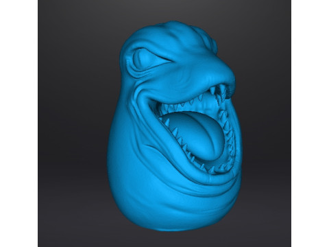 ALTERED BEAST ROUND LEECH MINIATURE MODEL FANTASY OR SCIFI GAMES RPG DND 3D प्रिंट मॉडल