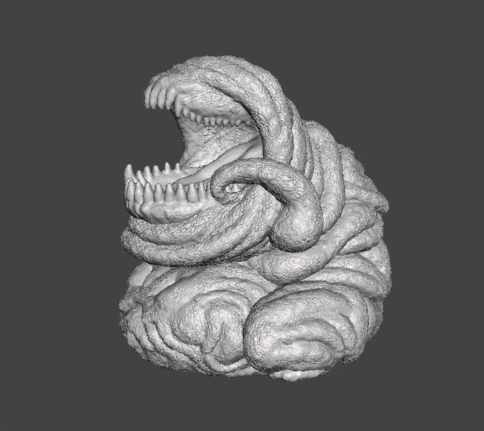 BELLYACHE CREATURE MODEL FIGURE FOR HORROR AND FANTASY GAMES RPG DND 3D Print Model .c4d .max .obj .3ds .fbx .stl .blend 