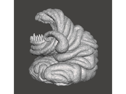 BELLYACHE CREATURE MODEL FIGURE FOR HORROR AND FANTASY GAMES RPG DND Model Cetak 3D