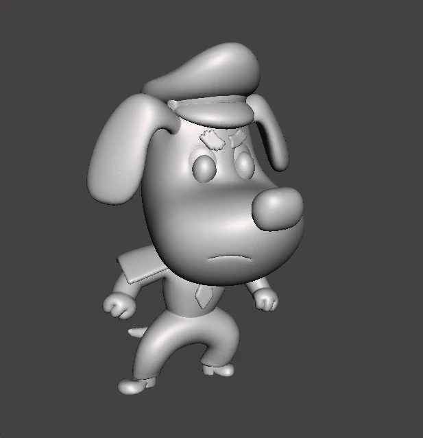 ÇOCUKLAR İÇİN ŞERİF LABRADOR FİGÜR MODEL OYUNCAK HEYKELİ SÜSLEME 3D Baskı Modeli .c4d .max .obj .3ds .fbx .stl .blend