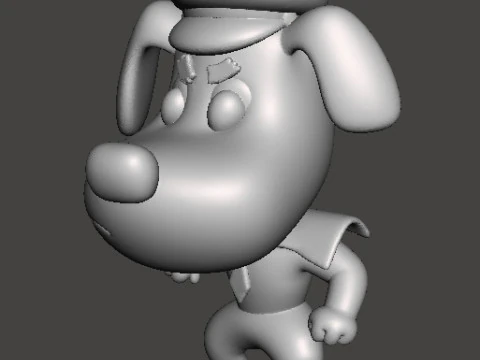 &Ccedil;OCUKLAR İ&Ccedil;İN ŞERİF LABRADOR FİG&Uuml;R MODEL OYUNCAK HEYKELİ S&Uuml;SLEME 3D Baskı Modeli