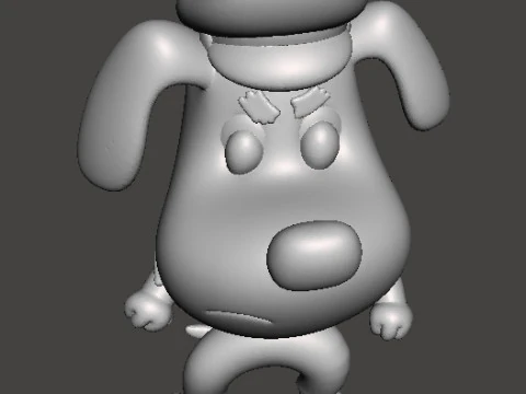 &Ccedil;OCUKLAR İ&Ccedil;İN ŞERİF LABRADOR FİG&Uuml;R MODEL OYUNCAK HEYKELİ S&Uuml;SLEME 3D Baskı Modeli