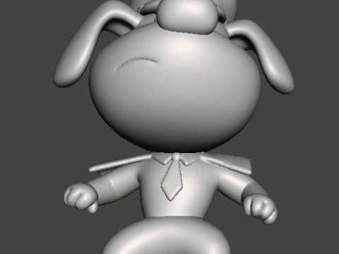 &Ccedil;OCUKLAR İ&Ccedil;İN ŞERİF LABRADOR FİG&Uuml;R MODEL OYUNCAK HEYKELİ S&Uuml;SLEME 3D Baskı Modeli