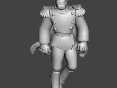 HEAVY METAL CAPITAINE LINCOLN F STERNN MOD&Egrave;LE MINIATURE JEUX FANTAISIES RPG DND Modèles 3D en vedette