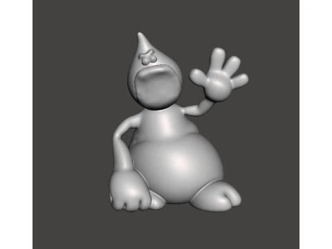 TRAP DOOR ROGG FANTASY FIGURE MODEL TOY SCULPTURE 3D Print Model