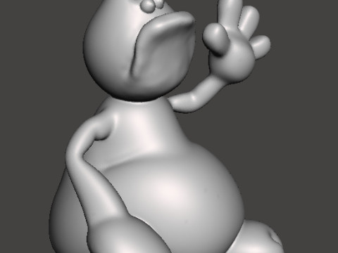 TRAP DOOR ROGG FANTASY FIGURE MODEL TOY SCULPTURE 3D Print Model