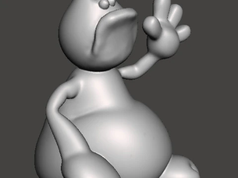 TRAP DOOR ROGG FANTASY FIGURE MODEL TOY SCULPTURE 3D Print Model