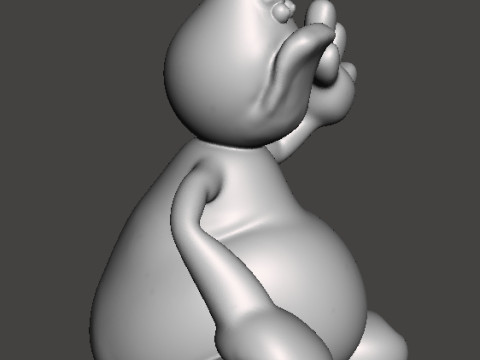 TRAP DOOR ROGG FANTASY FIGURE MODEL TOY SCULPTURE 3D Print Model