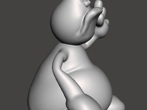 TRAP DOOR ROGG FANTASY FIGURE MODEL TOY SCULPTURE 3D Print Model
