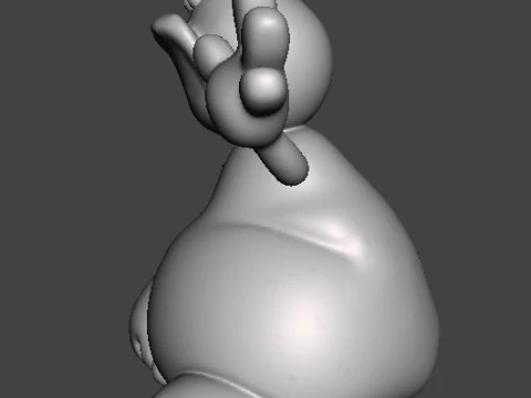 TRAP DOOR ROGG FANTASY FIGURE MODEL TOY SCULPTURE 3D Print Model