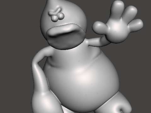 TRAP DOOR ROGG FANTASY FIGURE MODEL TOY SCULPTURE 3D Print Model