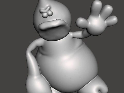 TRAP DOOR ROGG FANTASY FIGURE MODEL TOY SCULPTURE 3D Print Model