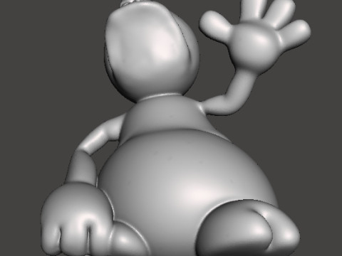 TRAP DOOR ROGG FANTASY FIGURE MODEL TOY SCULPTURE 3D Print Model