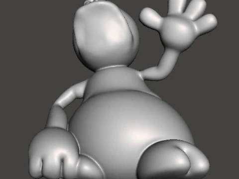 TRAP DOOR ROGG FANTASY FIGURE MODEL TOY SCULPTURE 3D Print Model