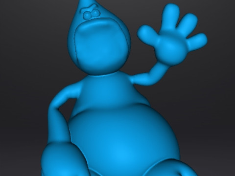 TRAP DOOR ROGG FANTASY FIGURE MODEL TOY SCULPTURE 3D Print Model