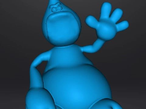 TRAP DOOR ROGG FANTASY FIGURE MODEL TOY SCULPTURE 3D Print Model