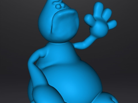 TRAP DOOR ROGG FANTASY FIGURE MODEL TOY SCULPTURE 3D Print Model