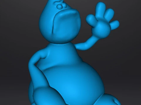 TRAP DOOR ROGG FANTASY FIGURE MODEL TOY SCULPTURE 3D Print Model