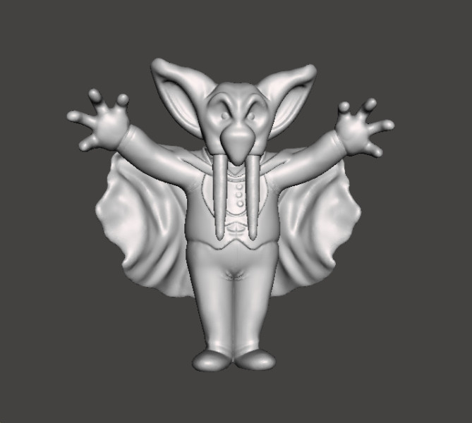 ERNEST THE VAMPIRE ERNEST LE VAMPIRE FIGURE MODEL SCULPTURE STATUE ORNAMENT Model do druku 3D .c4d .max .obj .3ds .fbx .stl .blend 
