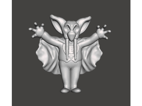 ERNEST THE VAMPIRE ERNEST LE VAMPIRE FIGURE MODEL SCULPTURE STATUE ORNAMENT Modèles 3D en vedette