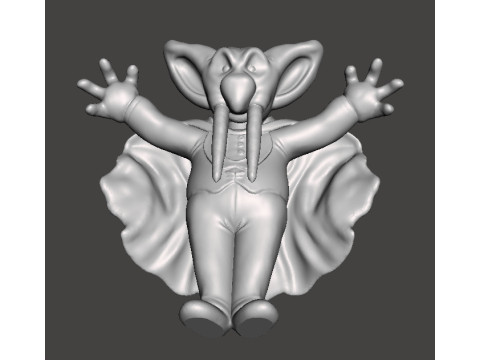 ERNEST THE VAMPIRE ERNEST LE VAMPIRE FIGURE MODEL SCULPTURE STATUE ORNAMENT Model do druku 3D