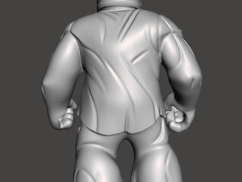 RICK TAYLOR PLASTIC FIGURE MODEL SCULPTURE STATUE TOY Model Cetak 3D