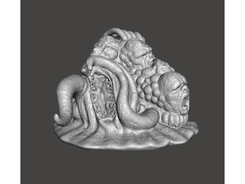 ALIEN STORM TENTACLE MONSTER CREATURE MODEL FIGURE FOR HORROR AND FANTASY GAMES RPG DND Modelo de Impressão 3D
