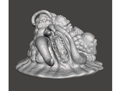 ALIEN STORM TENTACLE MONSTER CREATURE MODEL FIGURE FOR HORROR AND FANTASY GAMES RPG DND 3D printmodel